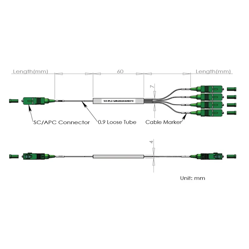 1*4 1*8 PLC SPITTER