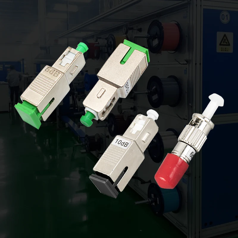 Attenuator optegol ffibr
