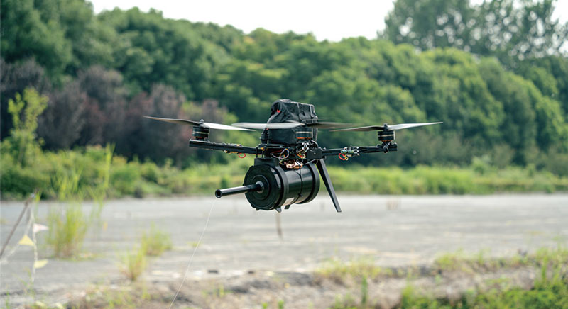 Manteision a chymwysiadau opteg ffibr UAV