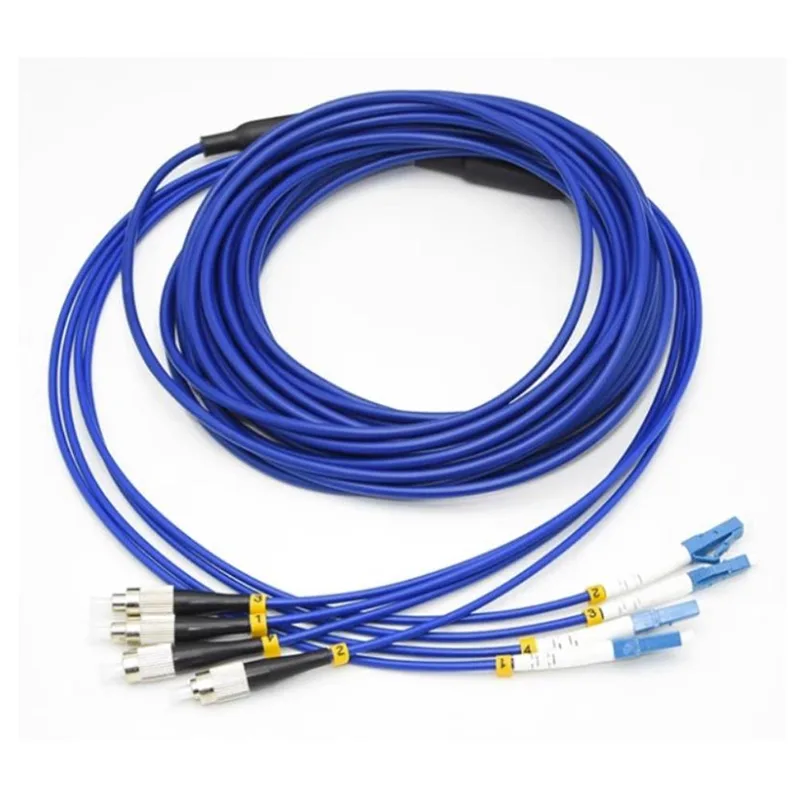 Quad FC/UPC-LC/UPC Cordiau Patch Dielectrig Cnofilod