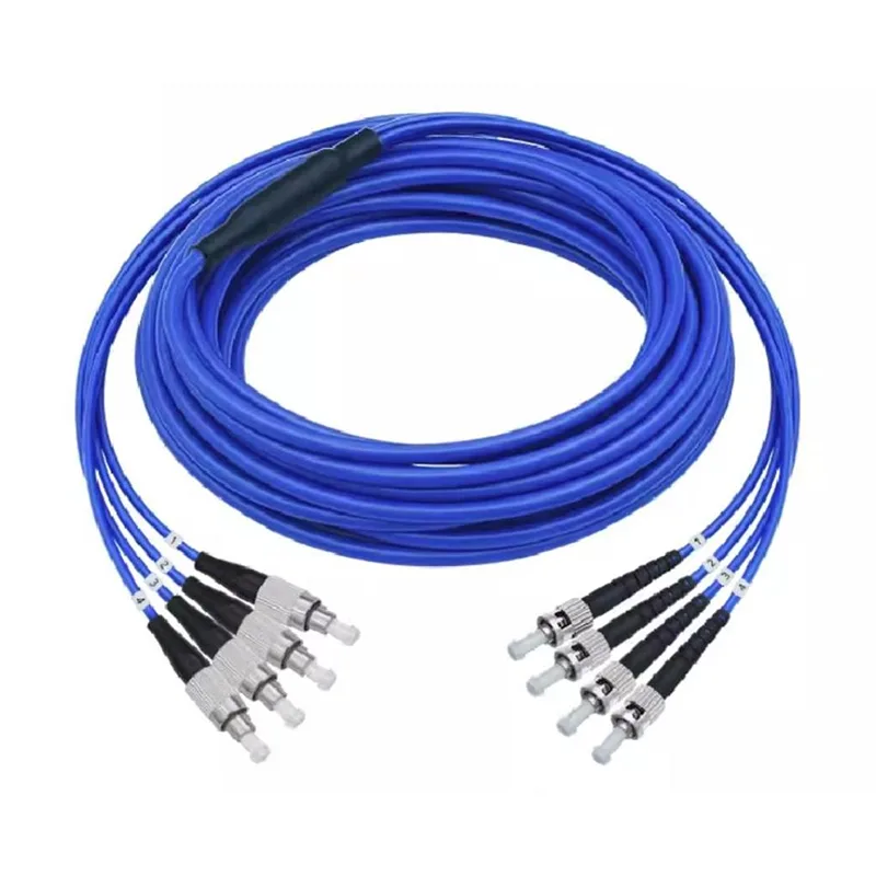 Cuddiau patsh dielectrig gwrth-gnofilod Quad FC/UPC-ST/UPC