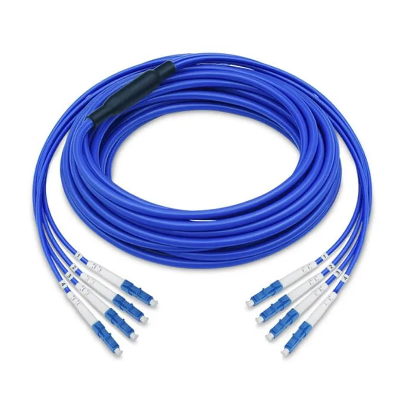Cordiau patsh dielectrig cwad lcupc-lcupc gwrth-gnofilod