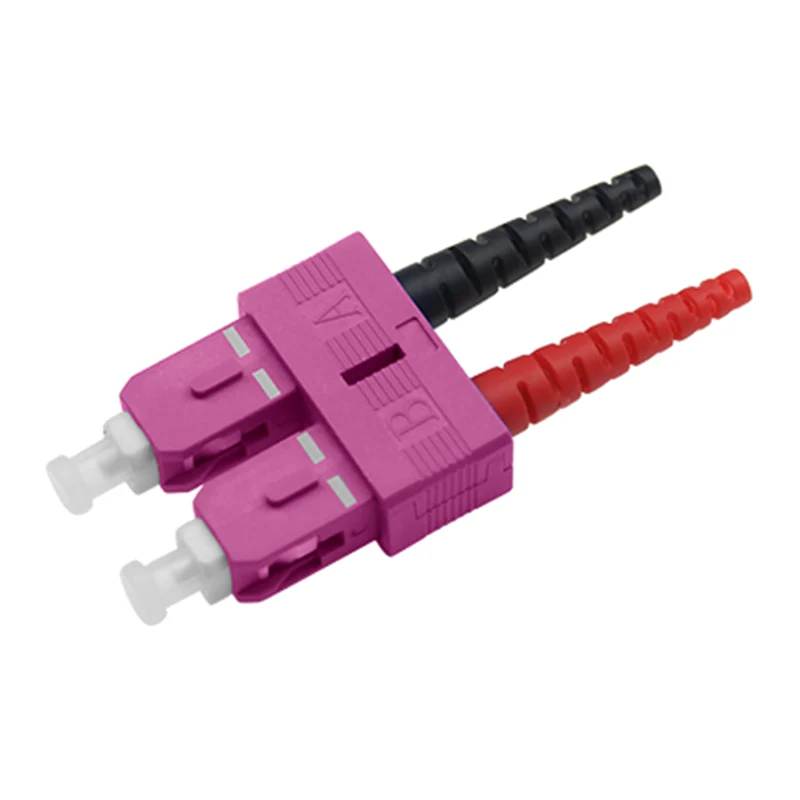 SC 2.0mm/3.0mm DX OM4 Cysylltydd